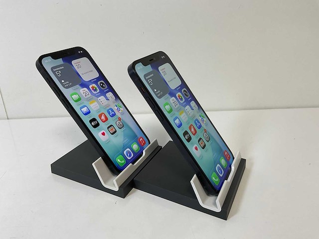 Apple iphone 12 - 128 gb - black (2x) - afbeelding 3 van  5