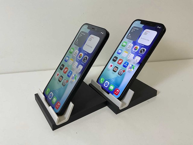 Apple iphone 12 - 128 gb - black (2x) - afbeelding 4 van  5