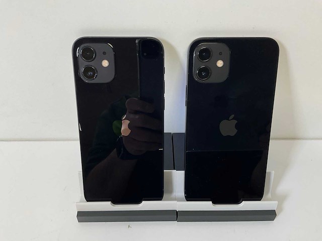 Apple iphone 12 - 128 gb - black (2x) - afbeelding 5 van  5