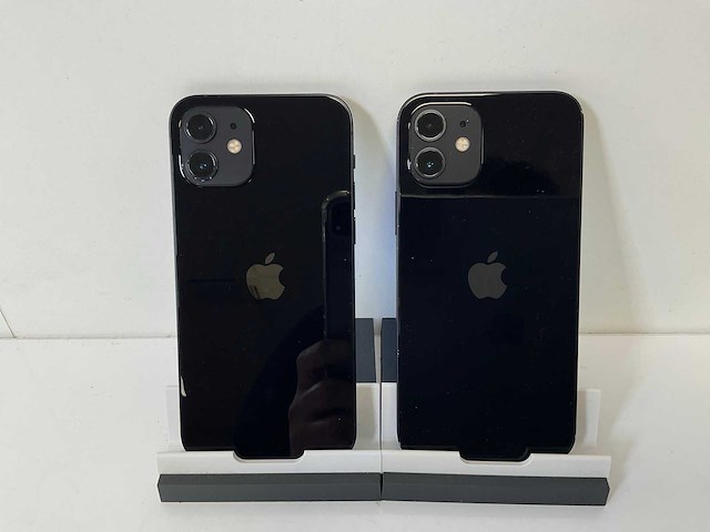 Apple iphone 12 - 128 gb - black (2x) - afbeelding 5 van  5