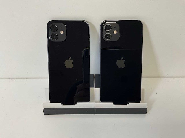 Apple iphone 12 - 128 gb - black (2x) - afbeelding 5 van  5