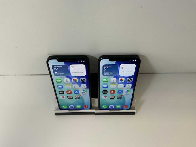 Apple iphone 12 - 128 gb - black (2x) - afbeelding 2 van  5