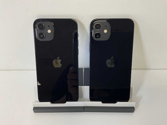 Apple iphone 12 - 128 gb - black (2x) - afbeelding 5 van  5