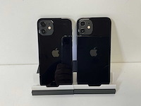 Apple iphone 12 - 128 gb - black (2x) - afbeelding 5 van  5