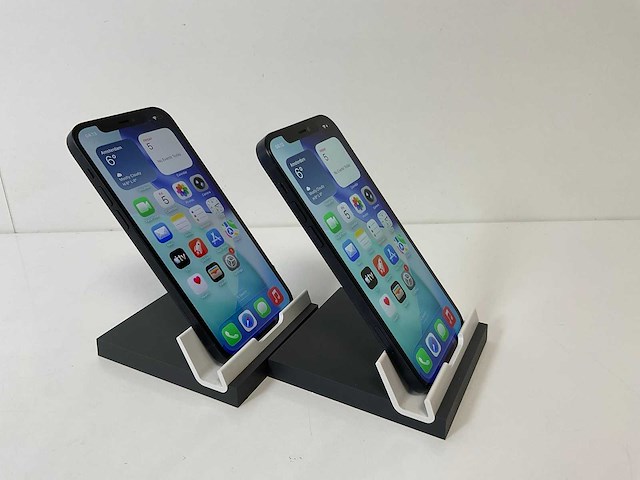 Apple iphone 12 - 128 gb - black (2x) - afbeelding 3 van  5