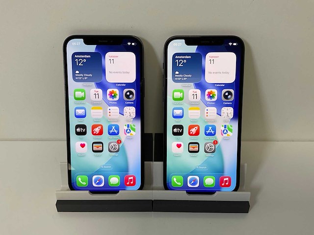 Apple iphone 12 - 128 gb - black (2x) - afbeelding 1 van  5