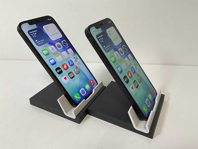 Apple iphone 12 - 128 gb - black (2x) - afbeelding 3 van  5