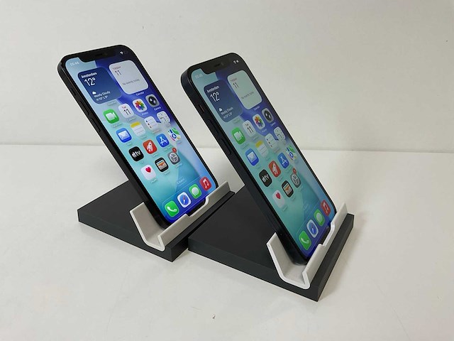 Apple iphone 12 - 128 gb - black (2x) - afbeelding 3 van  5