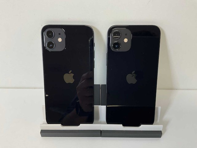 Apple iphone 12 - 128 gb - black (2x) - afbeelding 5 van  5