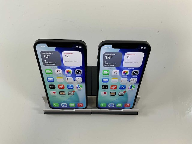 Apple iphone 12 - 128 gb - black (2x) - afbeelding 2 van  5