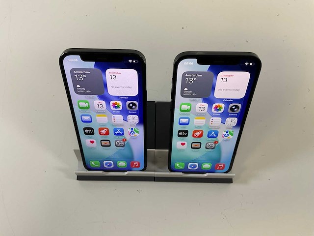 Apple iphone 12 - 128 gb - black (2x) - afbeelding 2 van  5