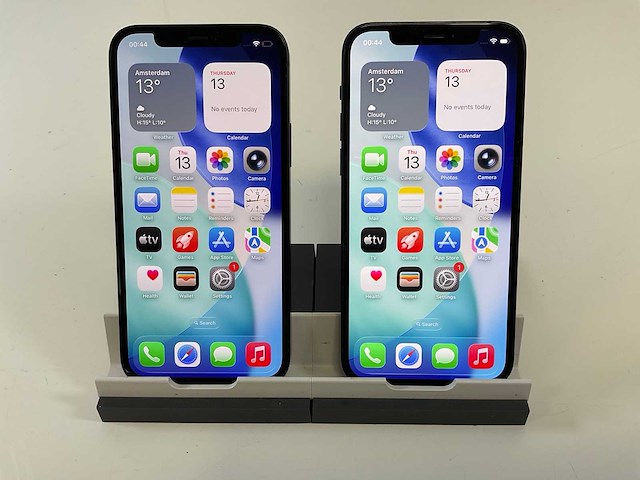 Apple iphone 12 - 128 gb - black (2x) - afbeelding 1 van  5