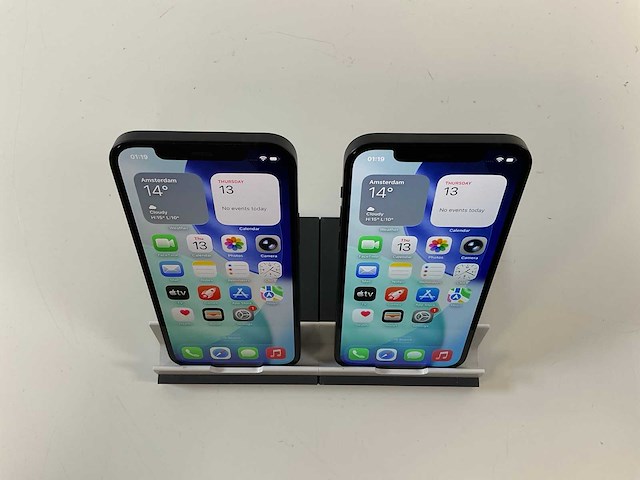 Apple iphone 12 - 128 gb - black (2x) - afbeelding 2 van  5