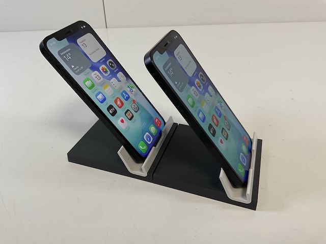 Apple iphone 12 - 128 gb - black (2x) - afbeelding 3 van  5