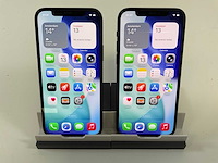 Apple iphone 12 - 128 gb - black (2x) - afbeelding 1 van  5