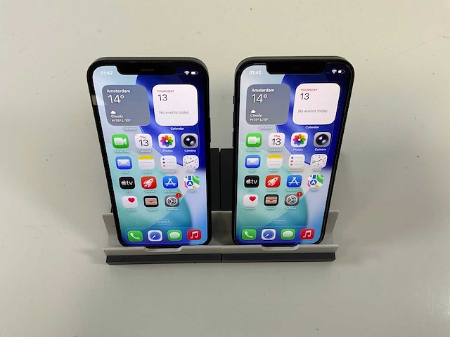 Apple iphone 12 - 128 gb - black (2x) - afbeelding 2 van  5