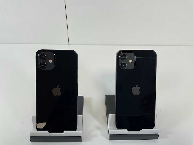 Apple iphone 12 - 128 gb - black (2x) - afbeelding 4 van  4