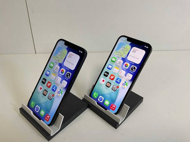 Apple iphone 12 - 128 gb - black (2x) - afbeelding 2 van  4