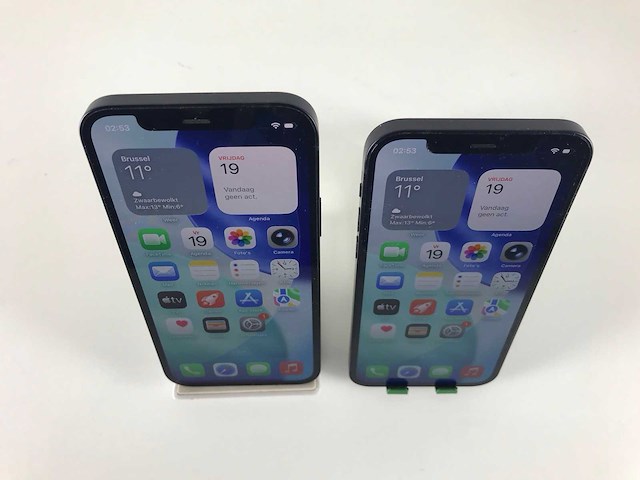 Apple iphone 12 - 128 gb - black (2x) - afbeelding 3 van  3