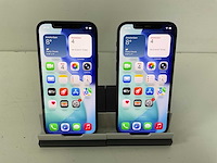 Apple iphone 12 - 128 gb - black (2x) - afbeelding 1 van  3