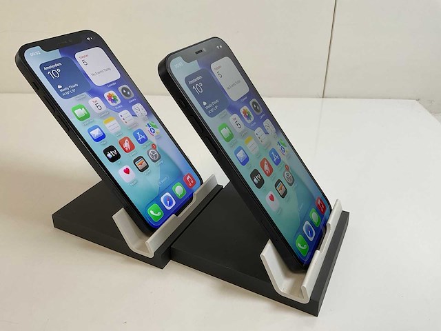 Apple iphone 12 - 128 gb - black (2x) - afbeelding 3 van  4