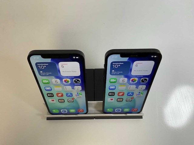Apple iphone 12 - 128 gb - black (2x) - afbeelding 2 van  5