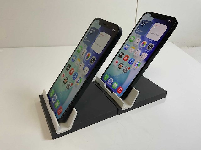 Apple iphone 12 - 128 gb - black (2x) - afbeelding 4 van  5