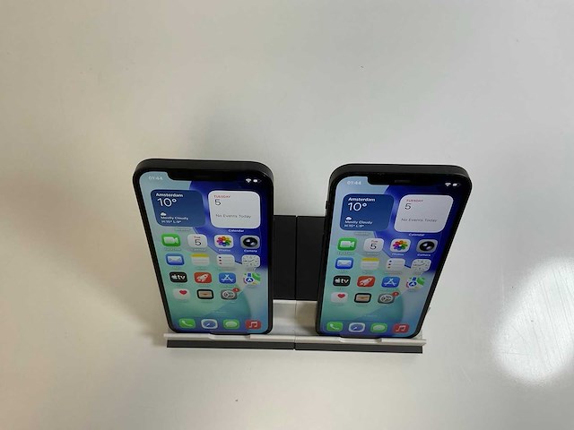 Apple iphone 12 - 128 gb - black (2x) - afbeelding 2 van  5
