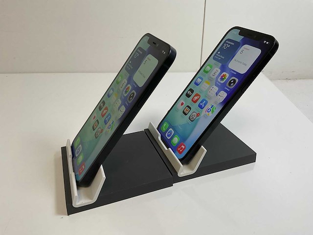 Apple iphone 12 - 128 gb - black (2x) - afbeelding 4 van  5