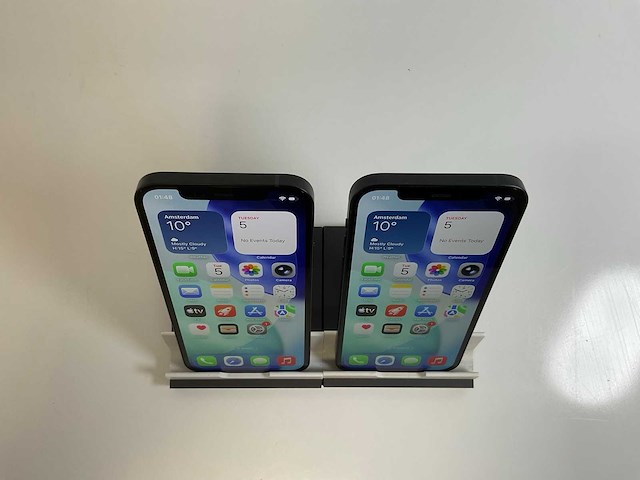 Apple iphone 12 - 128 gb - black (2x) - afbeelding 2 van  5