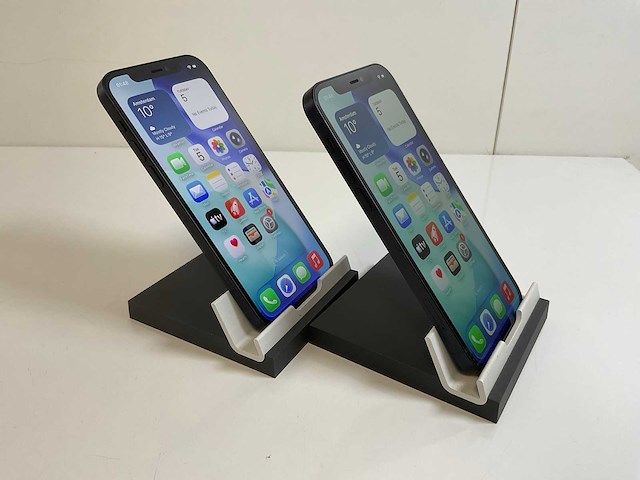 Apple iphone 12 - 128 gb - black (2x) - afbeelding 3 van  5