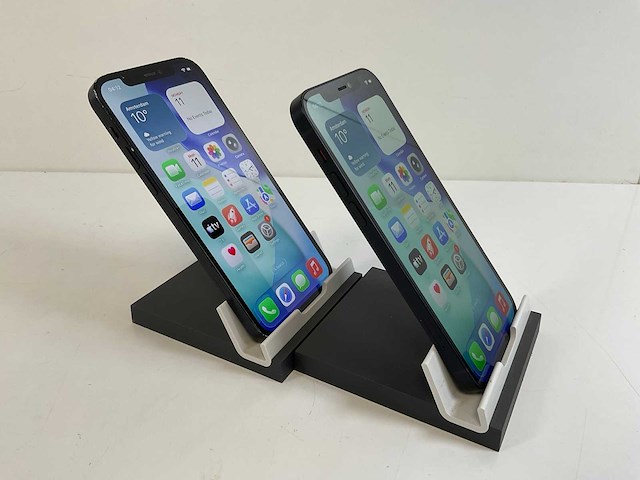 Apple iphone 12 - 128 gb - black (2x) - afbeelding 3 van  5