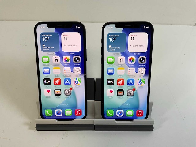 Apple iphone 12 - 128 gb - black (2x) - afbeelding 1 van  4