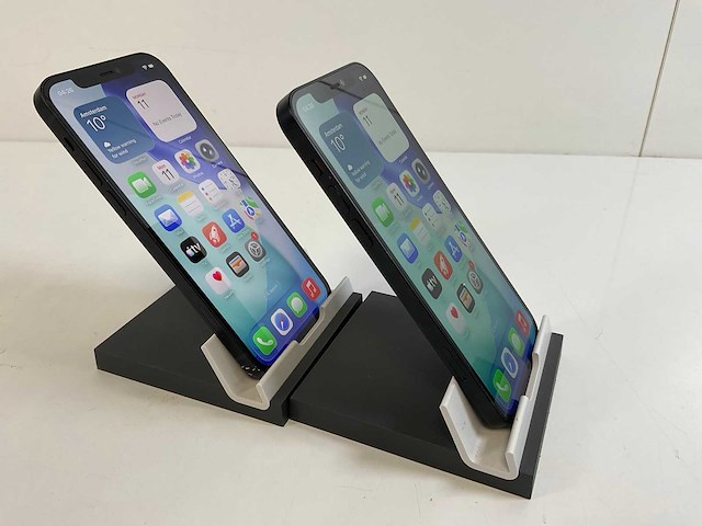 Apple iphone 12 - 128 gb - black (2x) - afbeelding 3 van  4