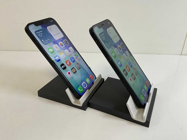 Apple iphone 12 - 128 gb - black (2x) - afbeelding 3 van  5