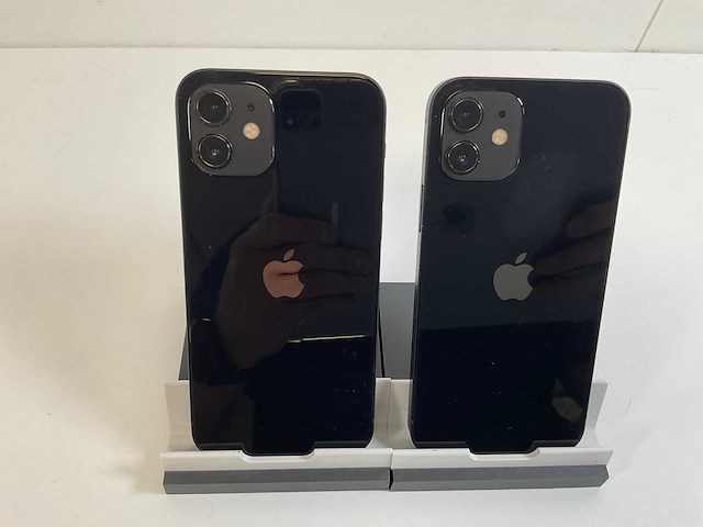 Apple iphone 12 - 128 gb - black (2x) - afbeelding 5 van  5
