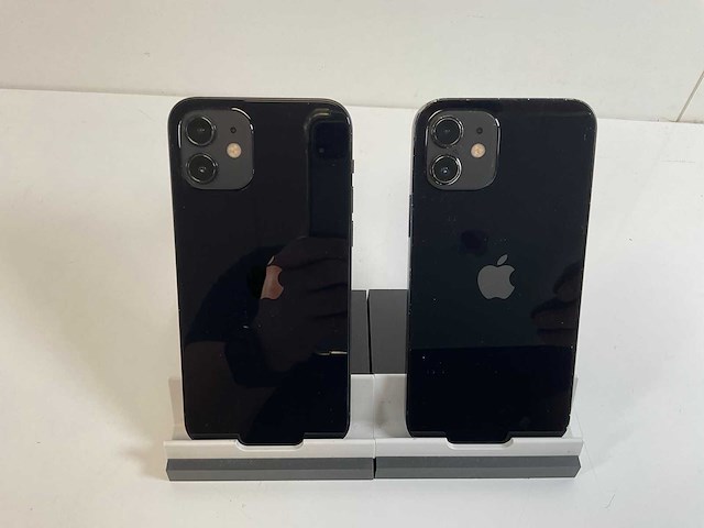 Apple iphone 12 - 128 gb - black (2x) - afbeelding 5 van  5