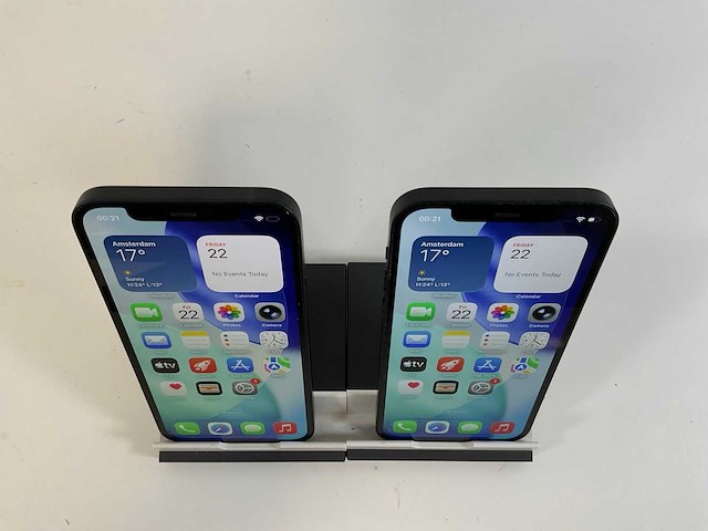 Apple iphone 12 - 128 gb - black (2x) - afbeelding 2 van  5