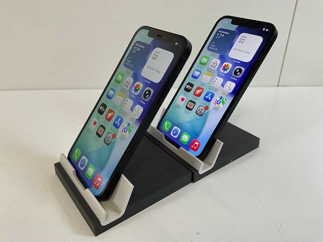 Apple iphone 12 - 128 gb - black (2x) - afbeelding 3 van  5