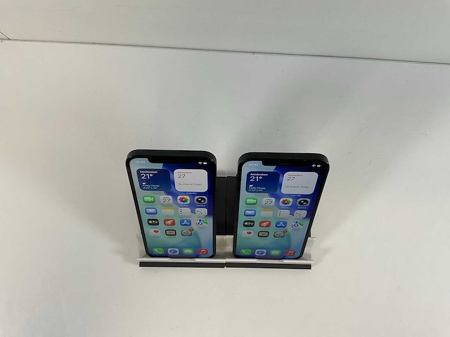 Apple iphone 12 - 128 gb - black (2x) - afbeelding 2 van  5