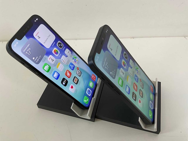 Apple iphone 12 - 128 gb - black (2x) - afbeelding 4 van  5