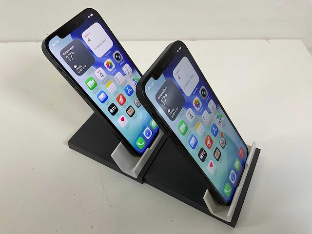 Apple iphone 12 - 128 gb - black (2x) - afbeelding 4 van  5