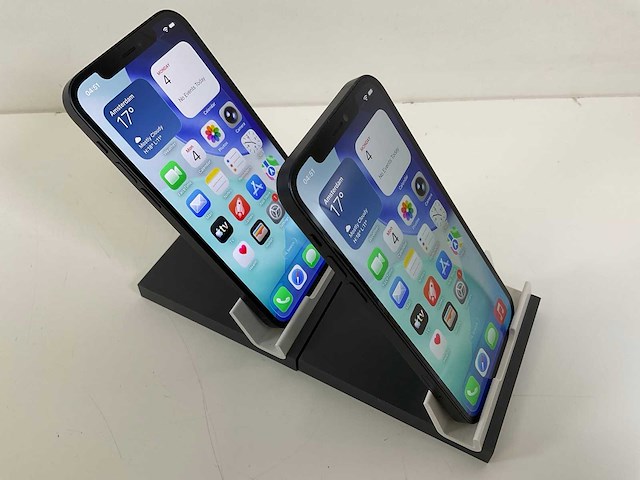 Apple iphone 12 - 128 gb - black (2x) - afbeelding 4 van  5