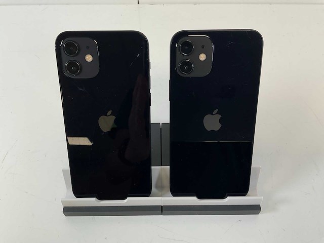 Apple iphone 12 - 128 gb - black (2x) - afbeelding 5 van  5
