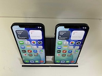Apple iphone 12 - 128 gb - black (2x) - afbeelding 1 van  2