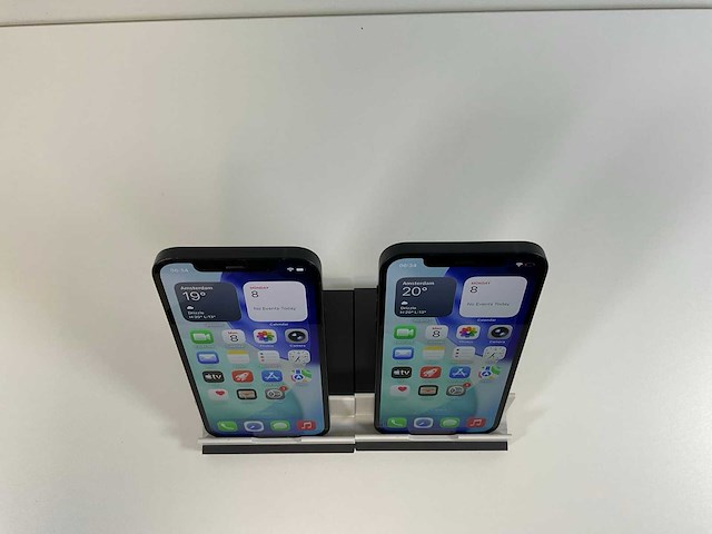 Apple iphone 12 - 128 gb - black (2x) - afbeelding 2 van  5