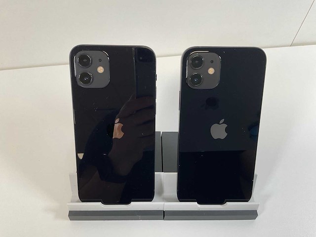 Apple iphone 12 - 128 gb - black (2x) - afbeelding 5 van  5