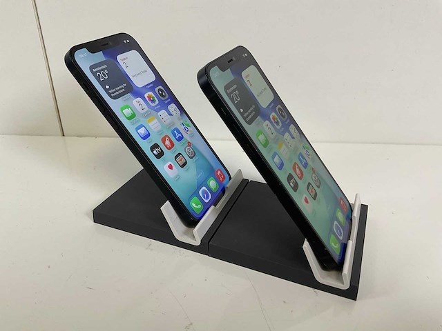 Apple iphone 12 - 128 gb - black (2x) - afbeelding 4 van  5