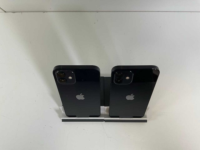 Apple iphone 12 - 128 gb - black (2x) - afbeelding 5 van  5