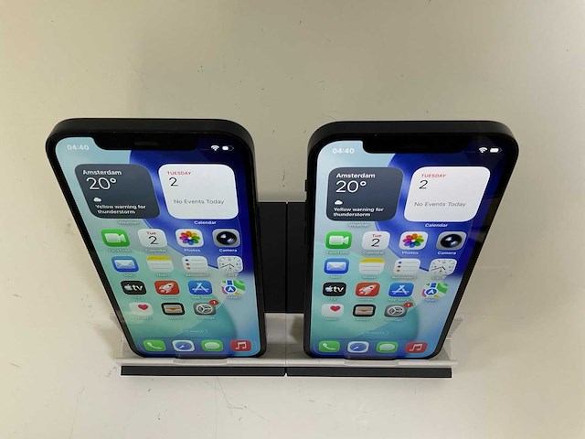 Apple iphone 12 - 128 gb - black (2x) - afbeelding 2 van  5